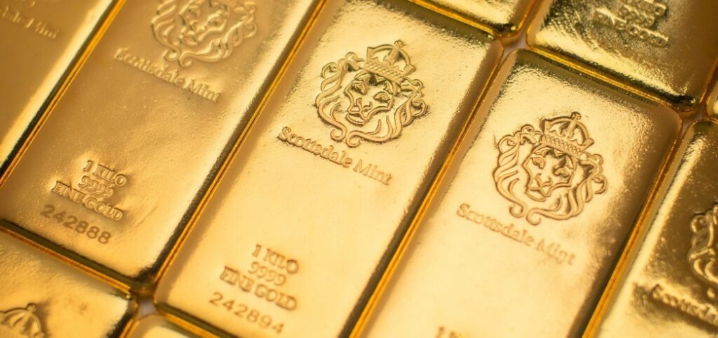 1 kilo Scottsdale Gold Bars