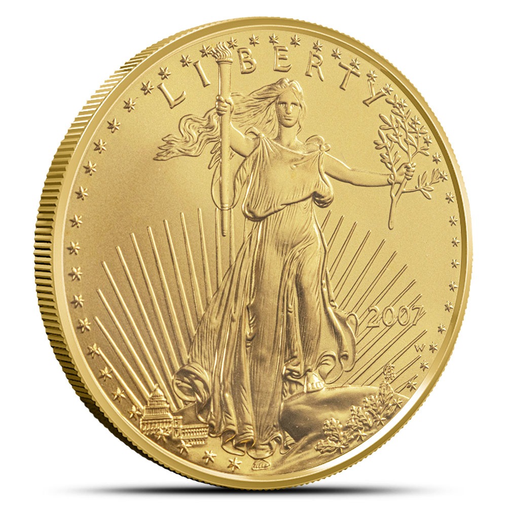 1 oz Burnished American Gold Eagle C