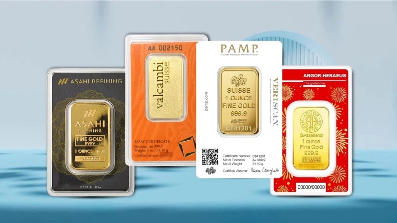 1 oz Gold Bars