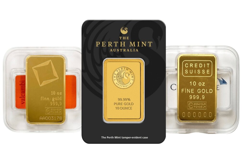 10 oz Gold Bars