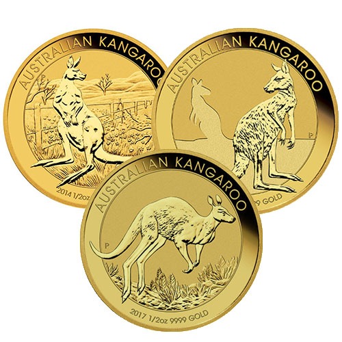 1/2 oz Australian Gold Kangaroo Coin