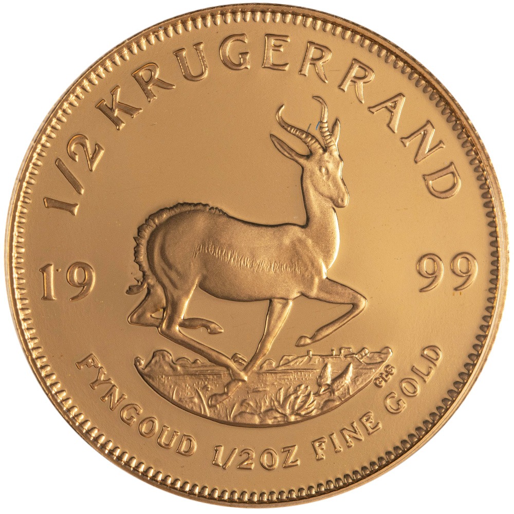 1/2 oz Proof South African Gold Krug