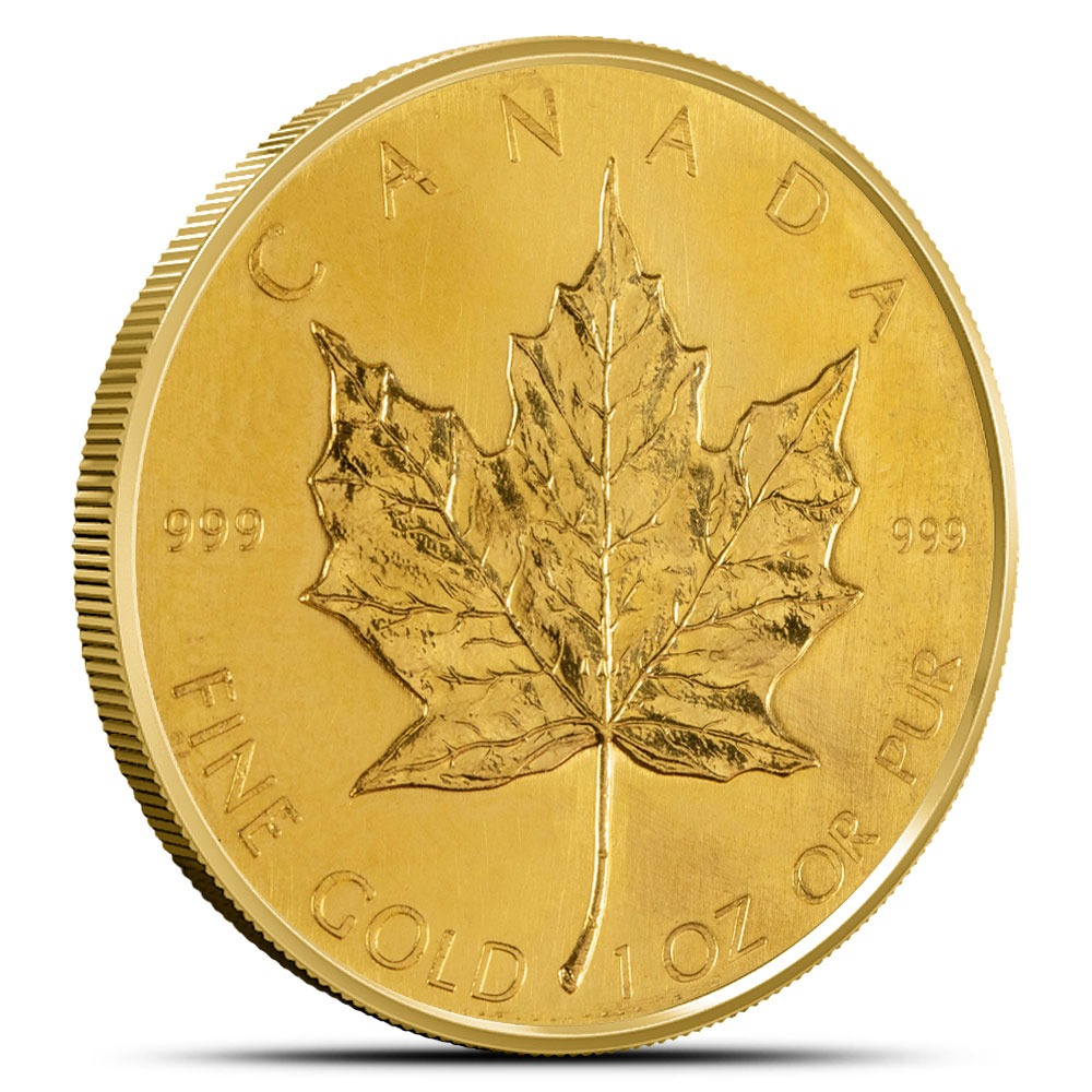 1980 1 oz Canadian Gold Maple Leaf C