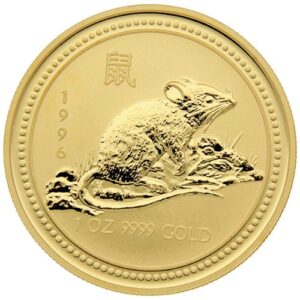 1 oz Australian Gold Lunar Rat Coin