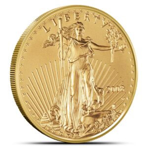 2008 1 oz Burnished American Gold Ea