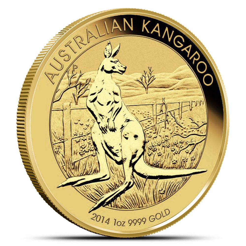 2014 1 oz Australian Gold Kangaroo