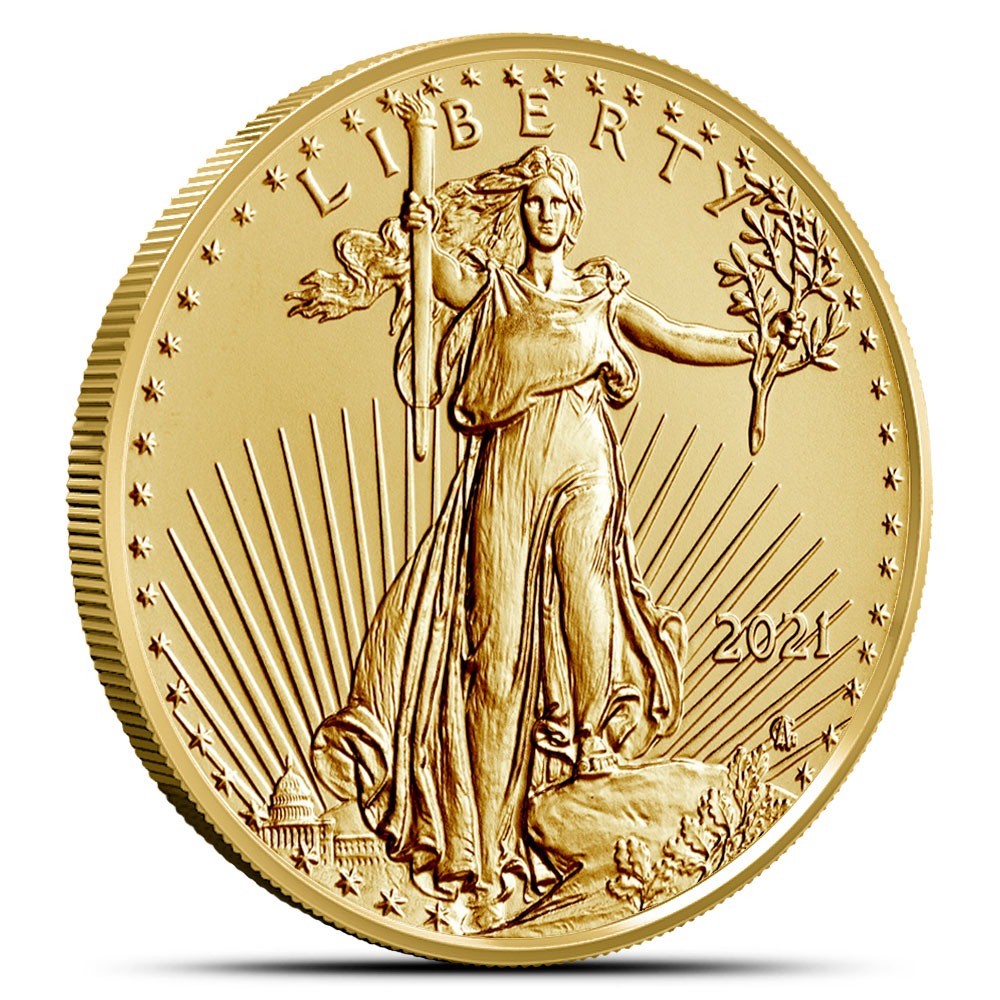 2021 1/2 oz American Gold Eagle Coi