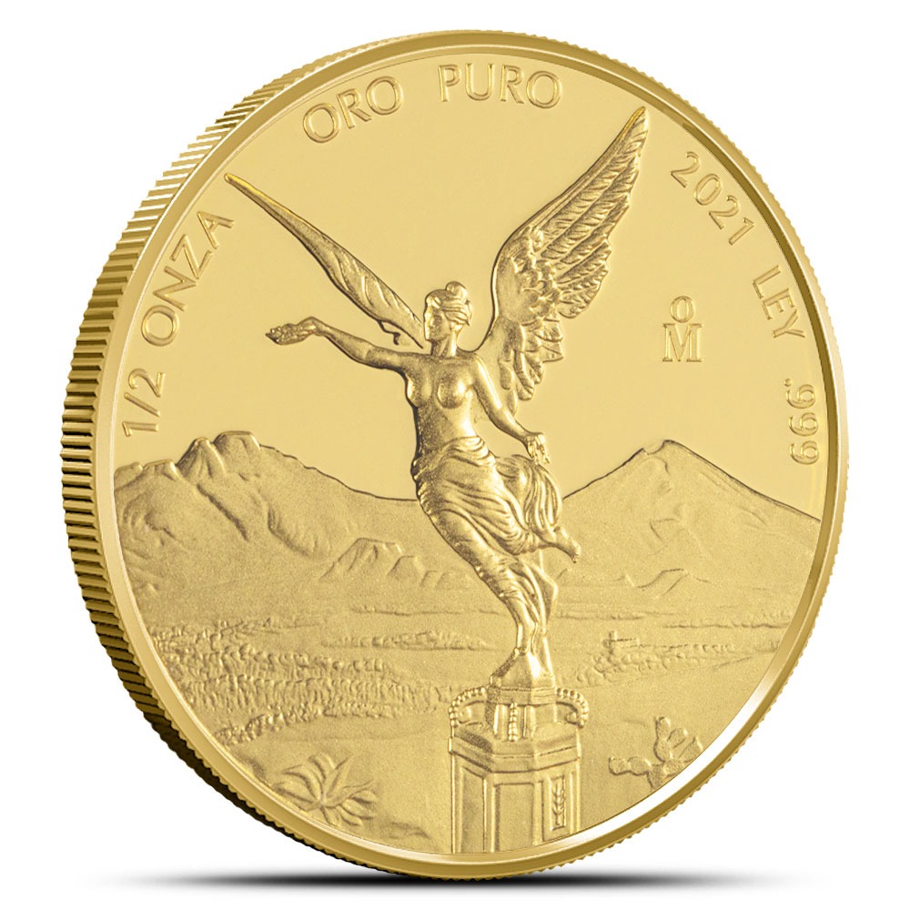 2021 1/2 oz Proof Mexican Gold Liber