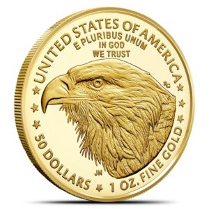 2021-W 1 oz Proof American Gold Eagle Coin (Box + CoA, Type 2)