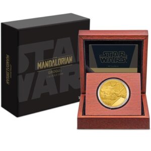 1 oz Proof Niue Gold Mandalorian Gro