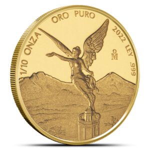 2022 1/10 oz Proof Mexican Gold Libe