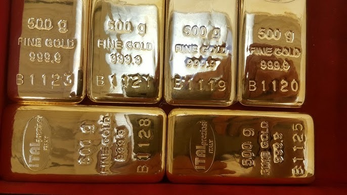500 Gram Gold Bars