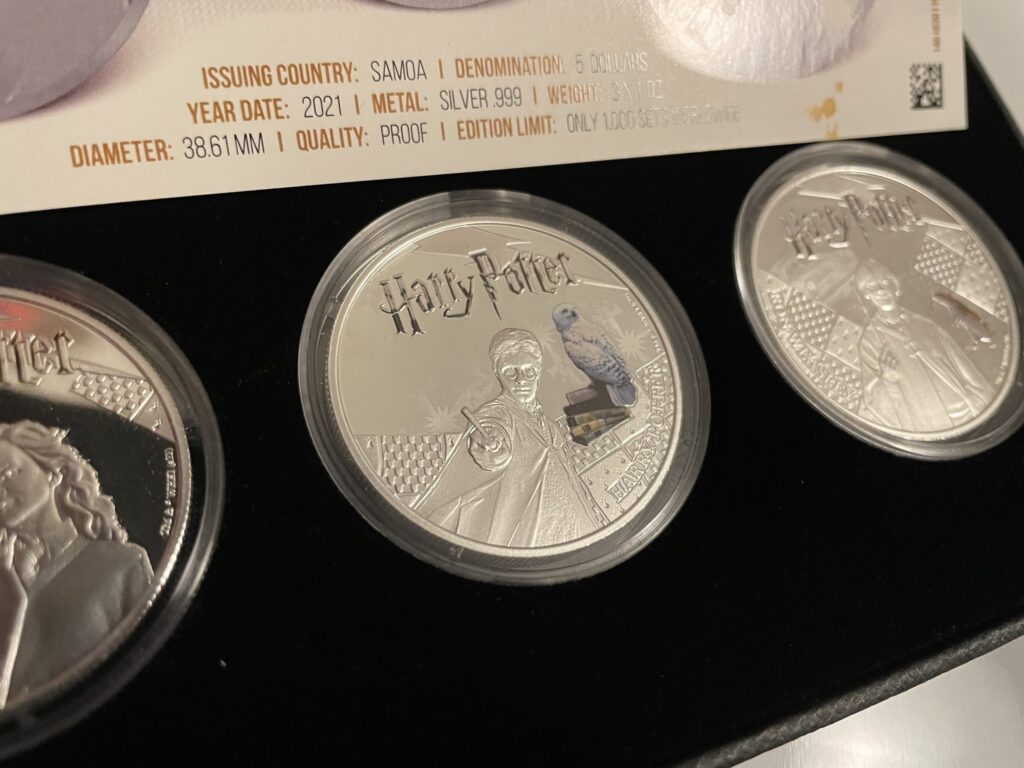 Harry Potter Silver Coins