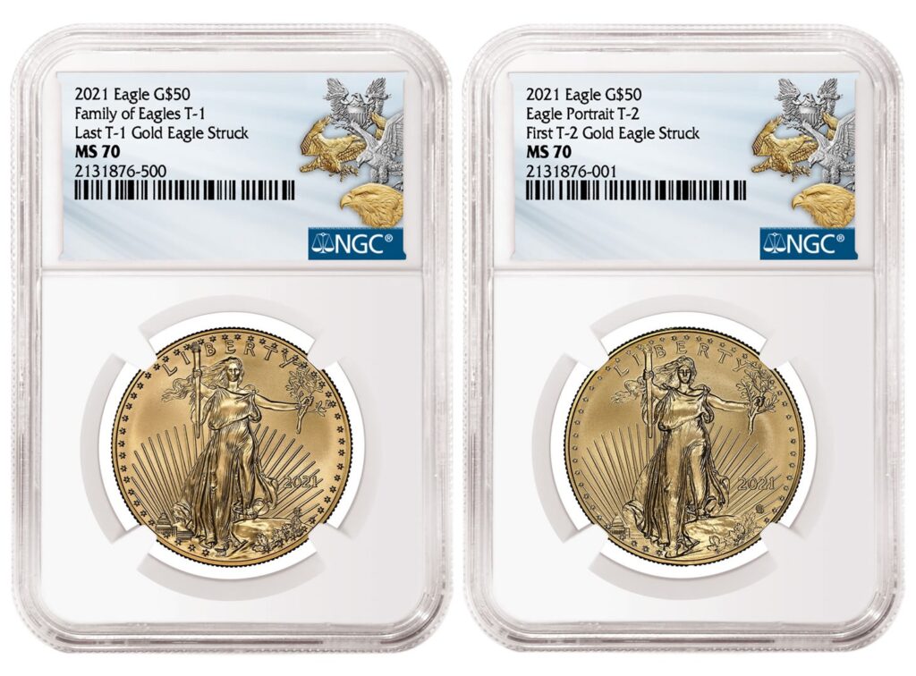 NGC-certified American Eagles
