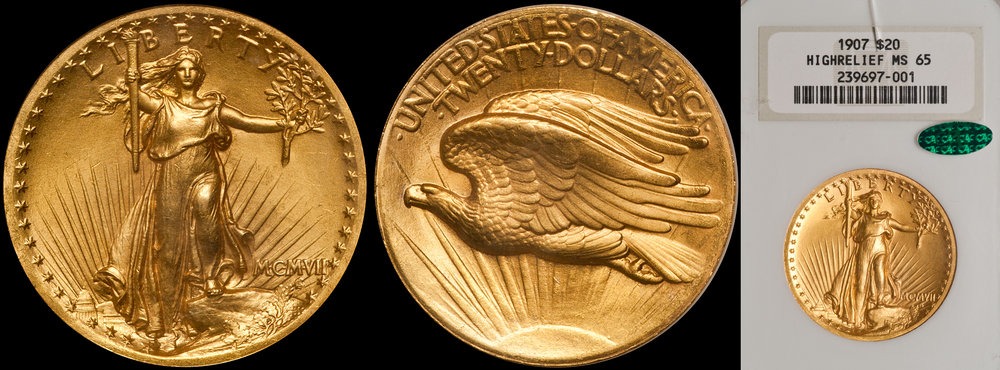 Ultra High Relief Gold Eagles