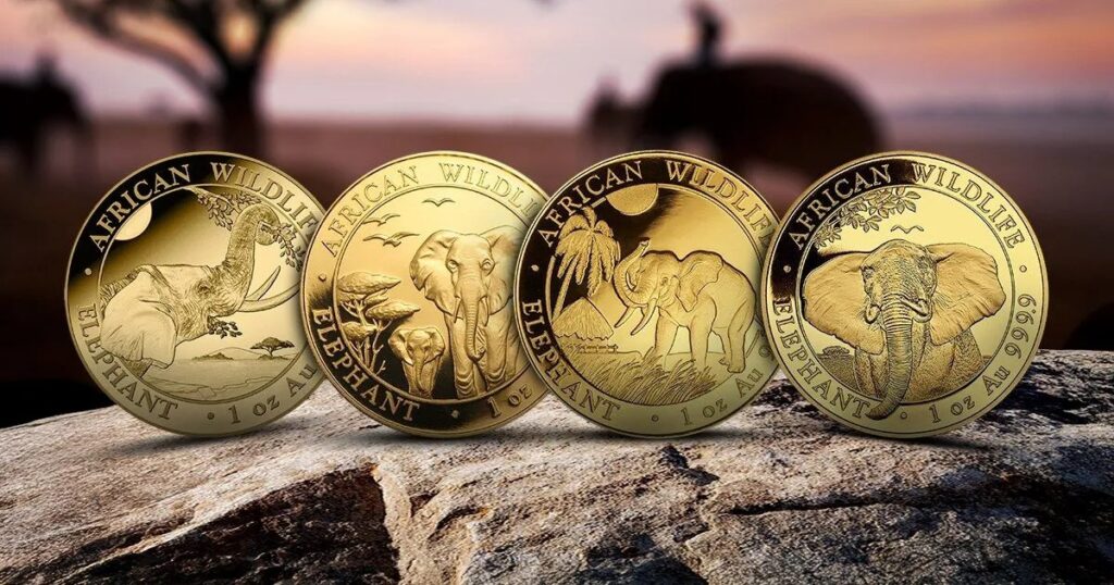 buy Somalian Gold Elephants