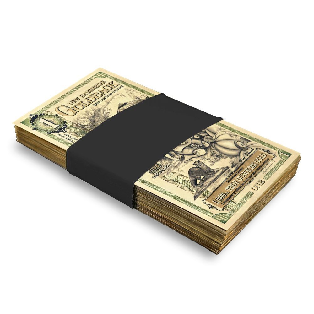 1 New Hampshire Goldback Gold Note