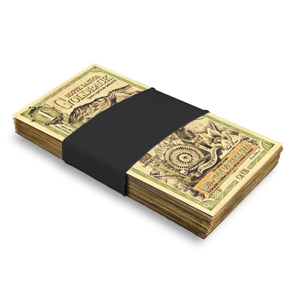 1 South Dakota Goldback Gold Note