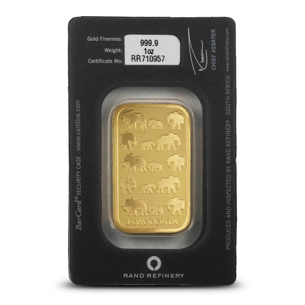 Buy 1 oz Rand Refinery Gold Bar (New w/ Black Assay) - Image 2