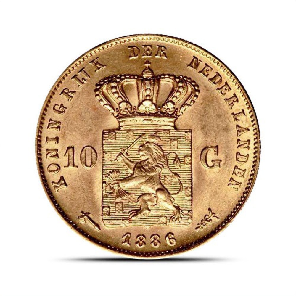 10 Guilders Gold Coin For Sale