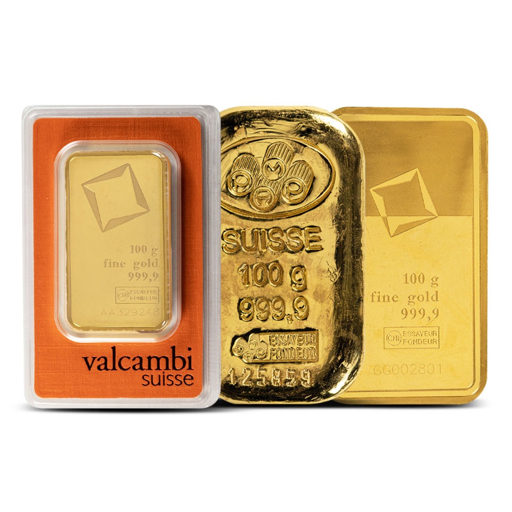 100 Gram Gold Bars For Sale