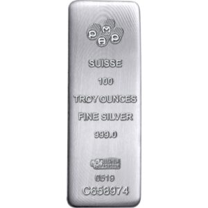 Buy 100 oz PAMP Suisse Silver Bar