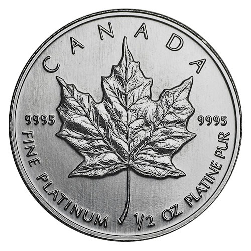 1/2 oz Canadian Platinum Maple Lea
