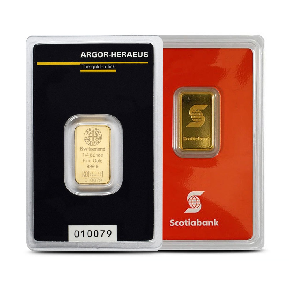 1/4 oz Gold Bars For Sale