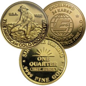 1/4 oz Gold Rounds For Sale