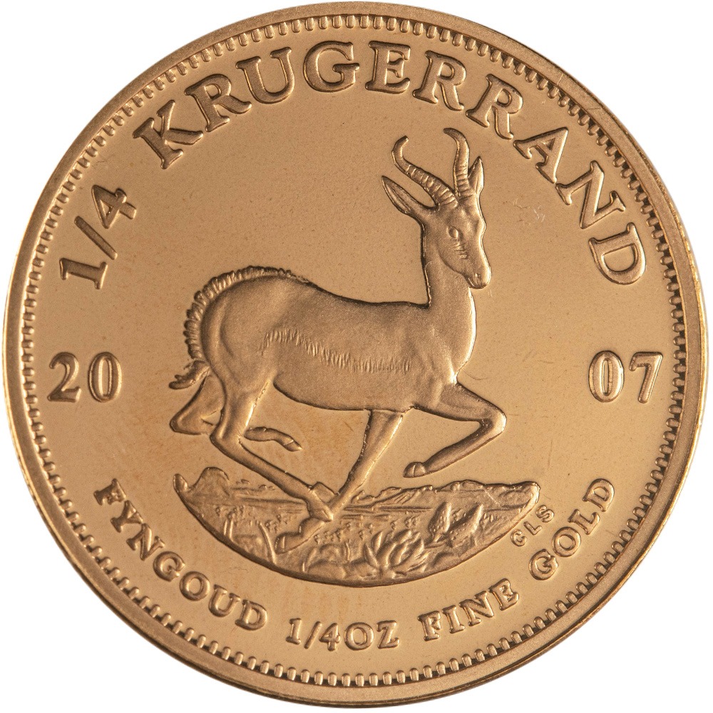 1/4 oz Proof South African Gold Krug