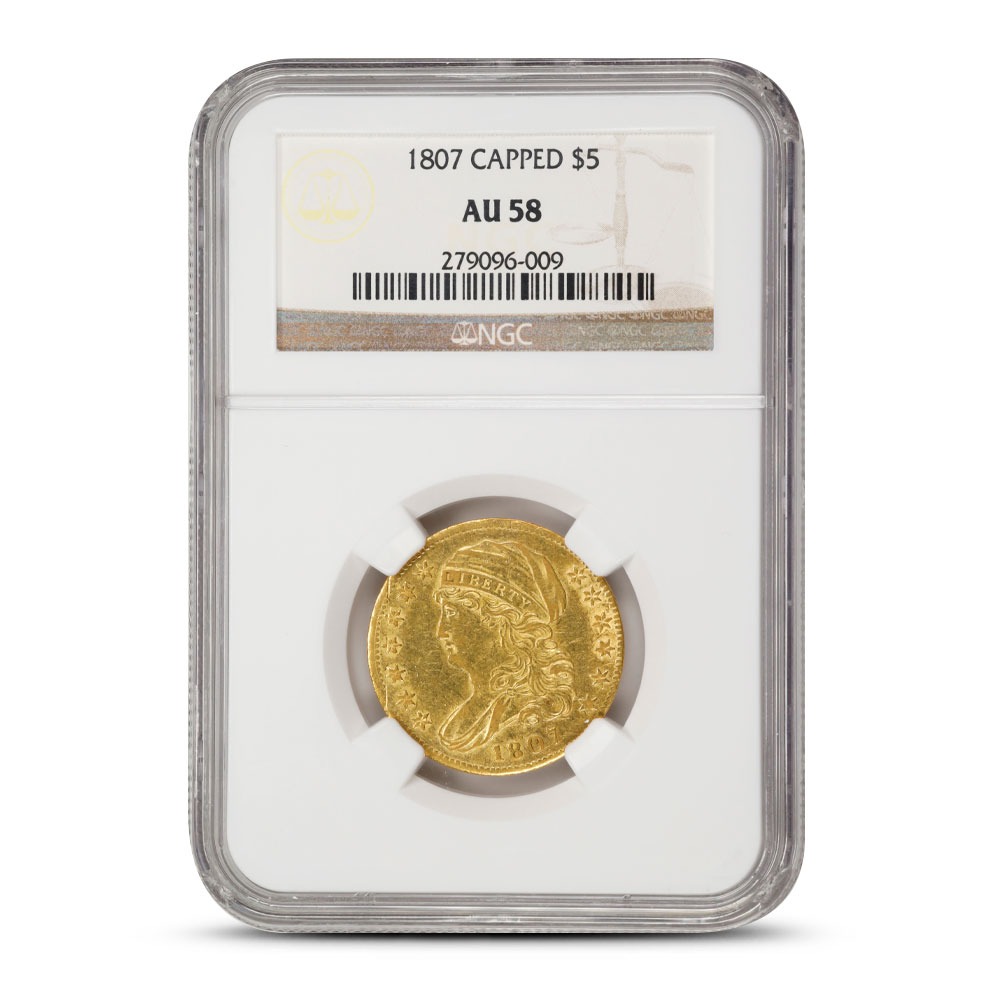 1807 $5 Capped Bust Gold Half Eagle
