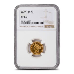 1905 Proof Pre-33 $2.50 Liberty Gold