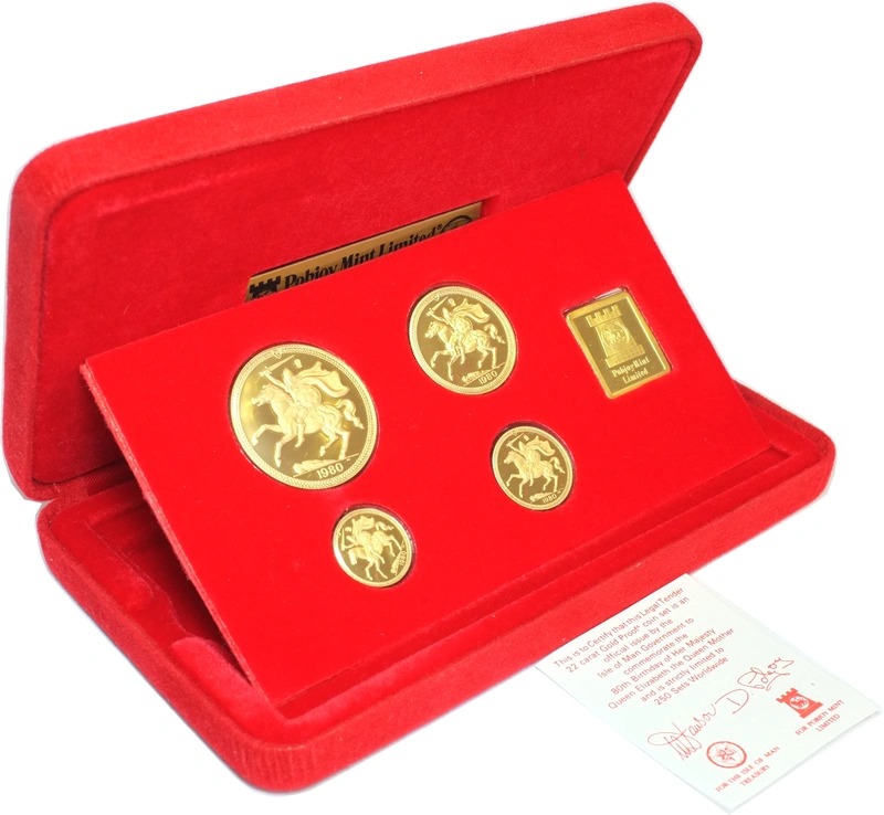 1980 Proof Isle of Man Gold Sovereig