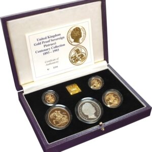 1993 Proof Gold Sovereign 4 Coin Set