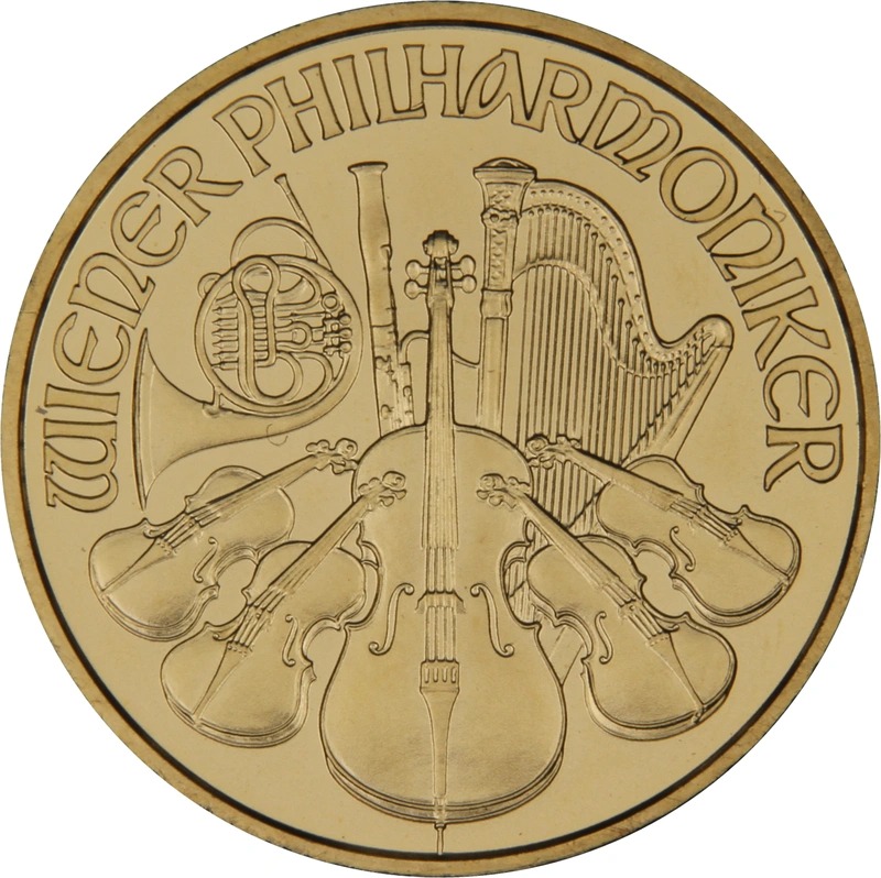 2005 1/2 oz Austrian Gold Philharmon