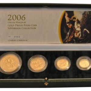 2006 Proof Gold Sovereign 4 Coin Set
