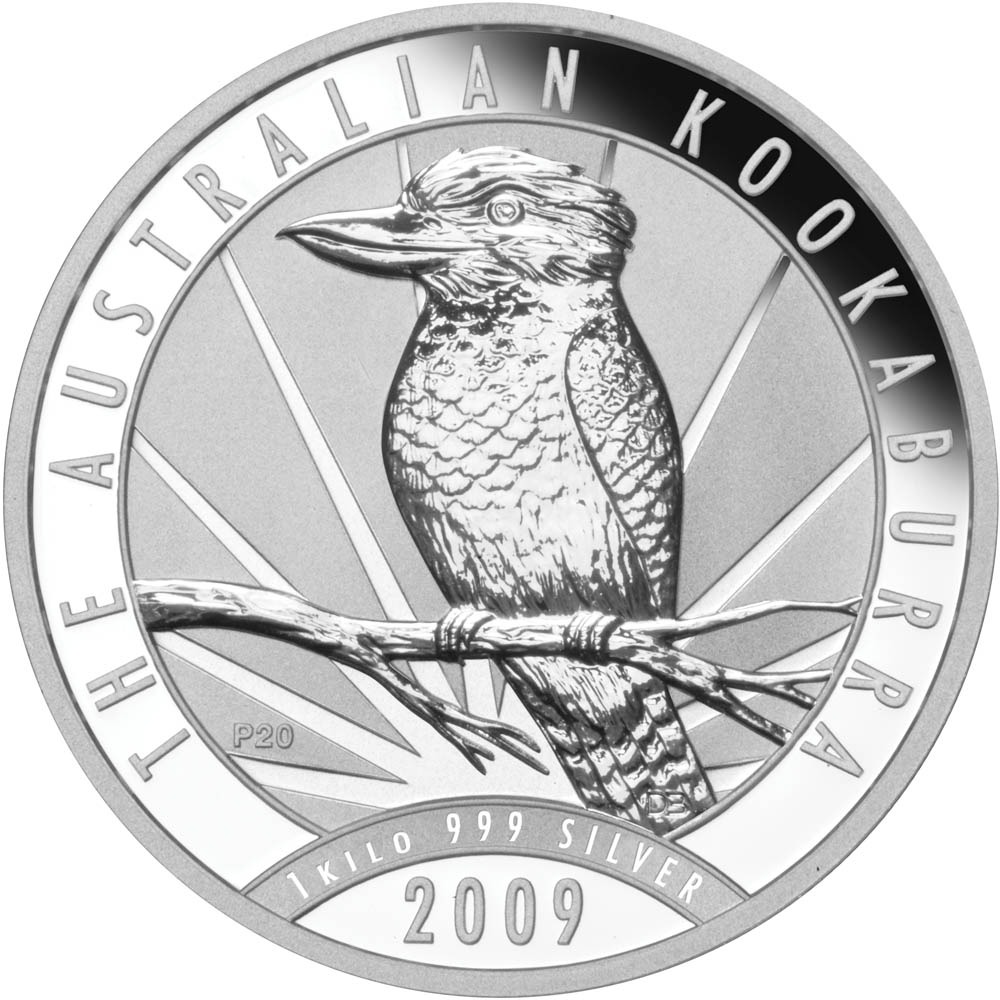 1 Kilo Australian Silver Kookaburra