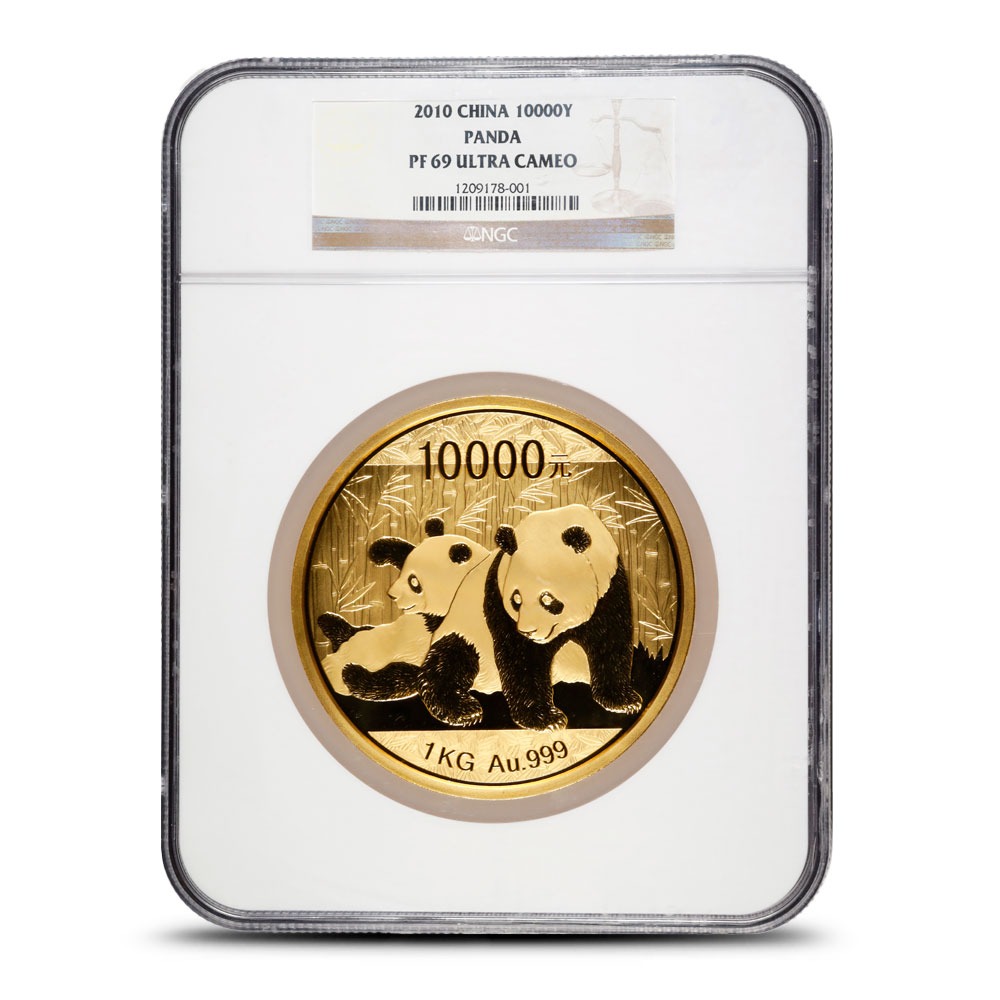 2010 1 Kilo Proof Chinese Gold Panda