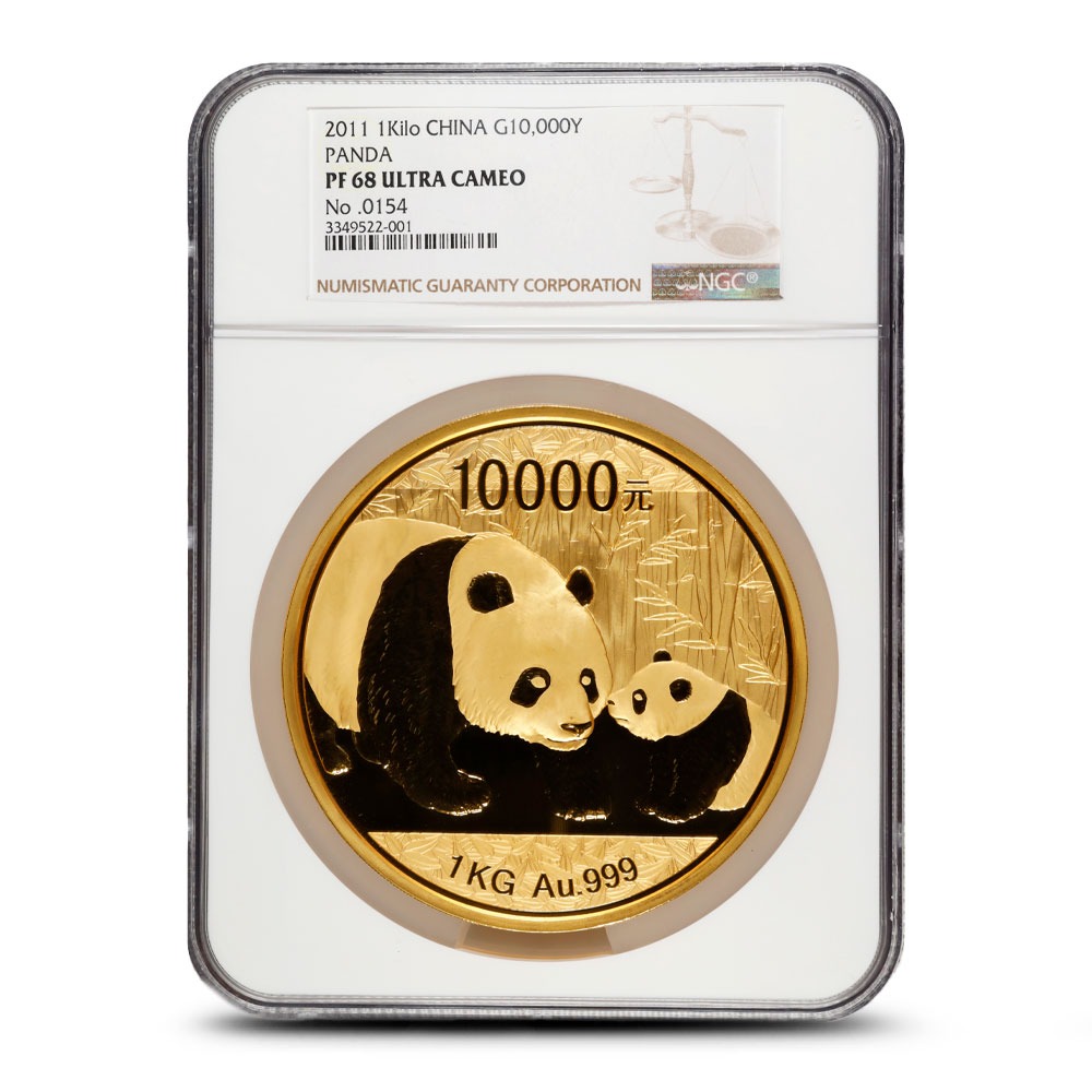 1 Kilo Proof Chinese Gold Panda Coin