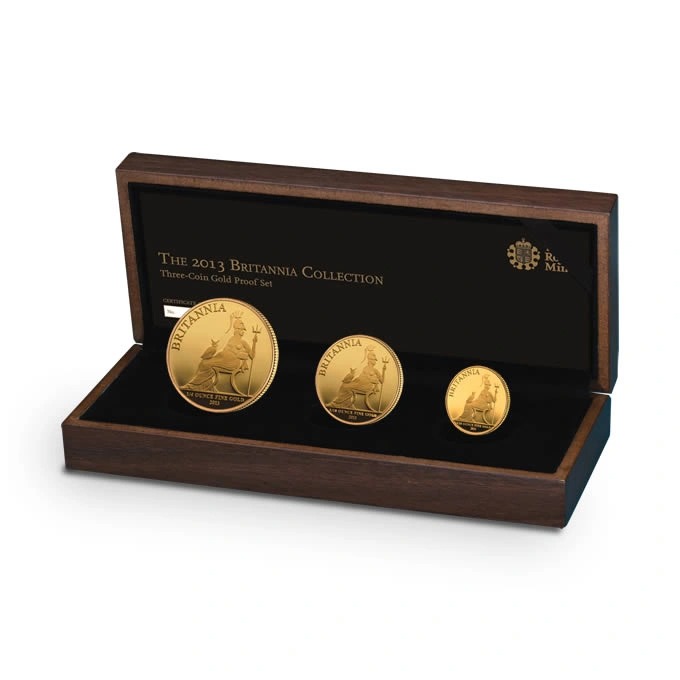 2013 Proof Gold Britannia 3 Coin Set