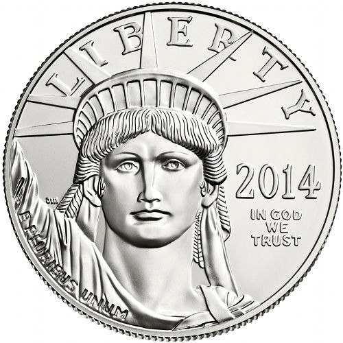 2014 1 oz American Platinum Eagle Co