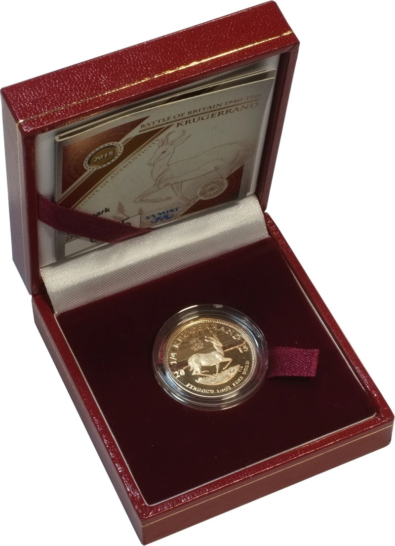 2015 1/4 oz Proof Krugerrand Gold Co