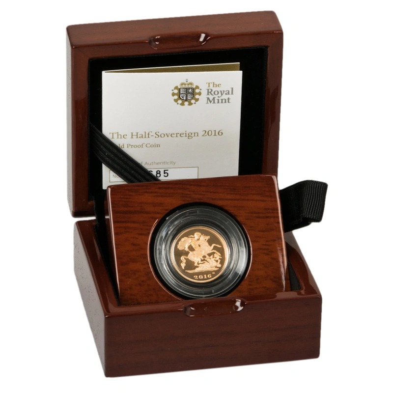 2016 Proof Gold Half Sovereign Coin
