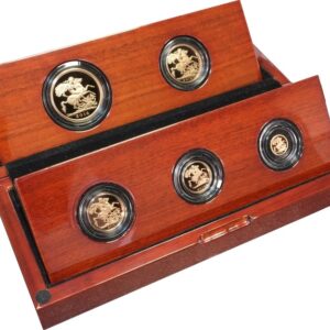 2016 Proof Gold Sovereign 5 Coin Set