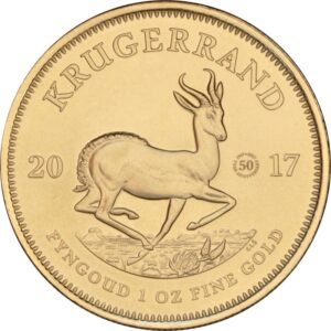 2017 1 oz Krugerrand Gold Coin 50th