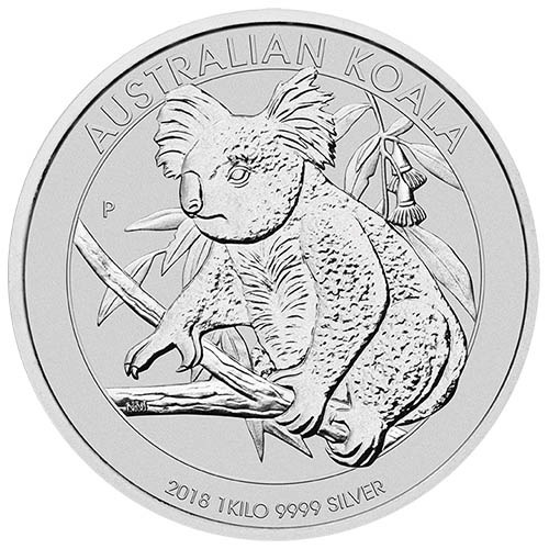 2018 1 Kilo Australian Silver Koala