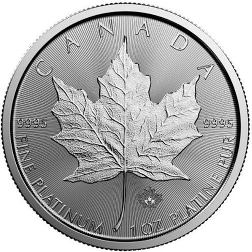 2018 1 oz Canadian Platinum Maple