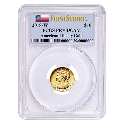 2018-W 1/10 oz Proof American Gold