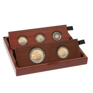 2019 Proof Gold Sovereign 5 Coin Set