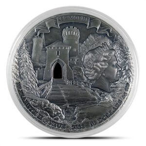 2021 1 Kilo Niue Blood Of Elves The Witcher Series Silver Coin (Box + CoA)